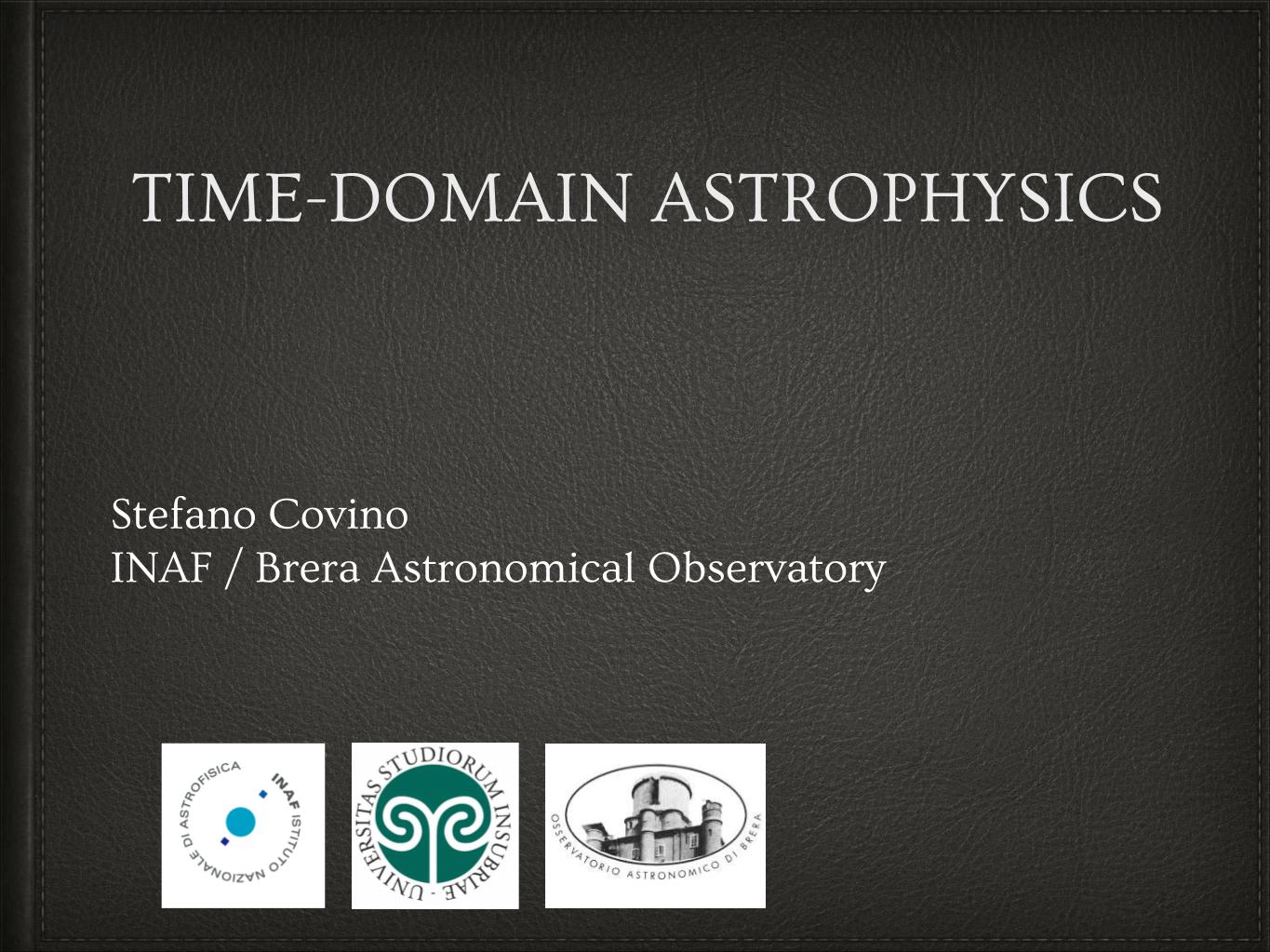 Time Domain Astrophysics